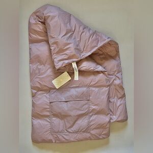 Fabletics Pink Puffer Wrap with Pockets